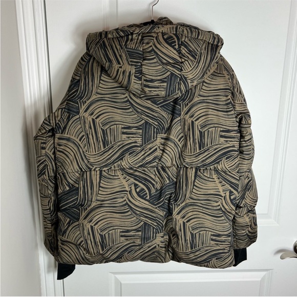 Garnet Hill Printed Down Fill Coat - Picture 9 of 10